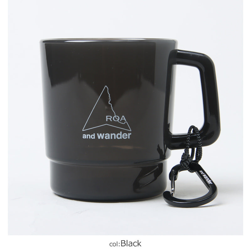 and wander(アンドワンダー) ROA × and wander ROA PP mug 画像7