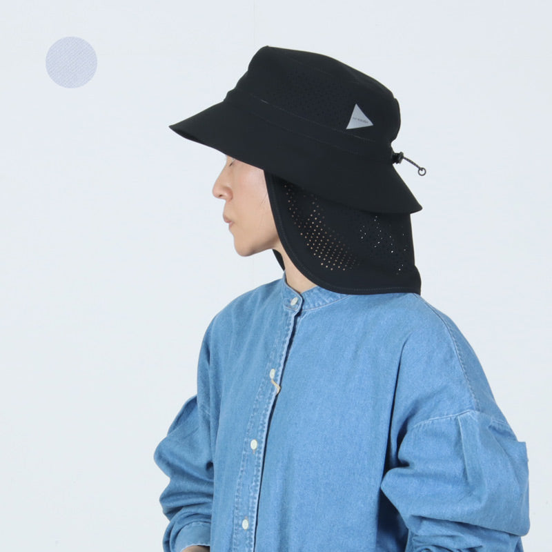 and wander(アンドワンダー) tech hat