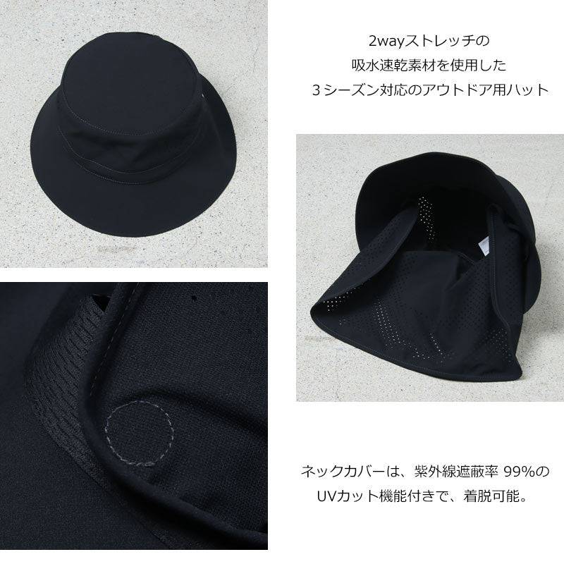 and wander(アンドワンダー) tech hat 画像4