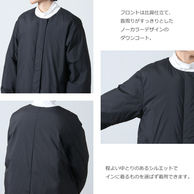 NANGA(ナンガ) NO COLLAR DOWN COAT 画像4