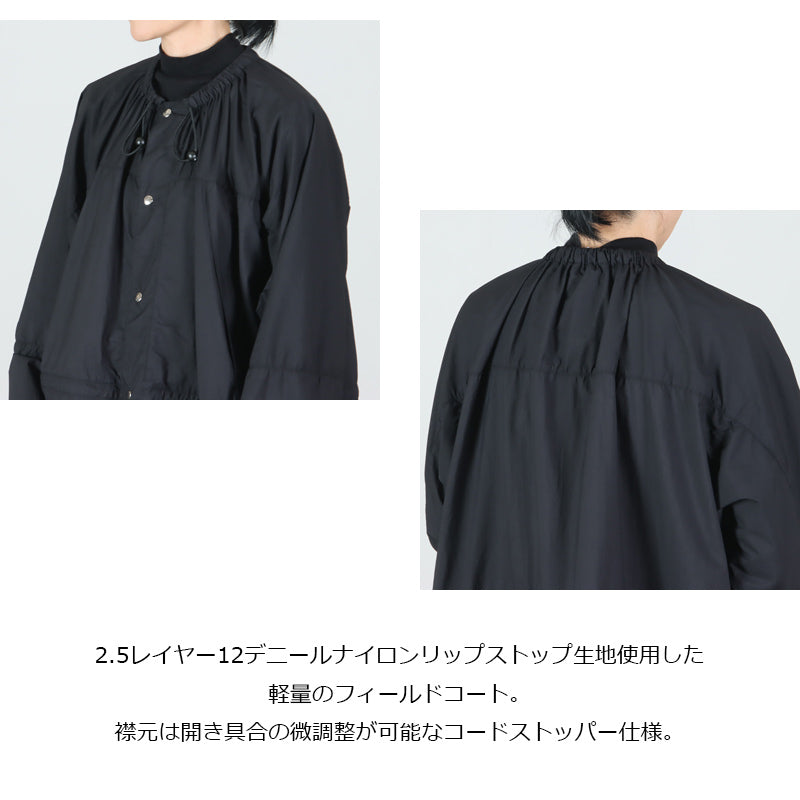 THE NORTH FACE PURPLE LABEL(ザ ノースフェイス パープルレーベル) Garment Dyed Nylon Field Shirred Coat 画像4