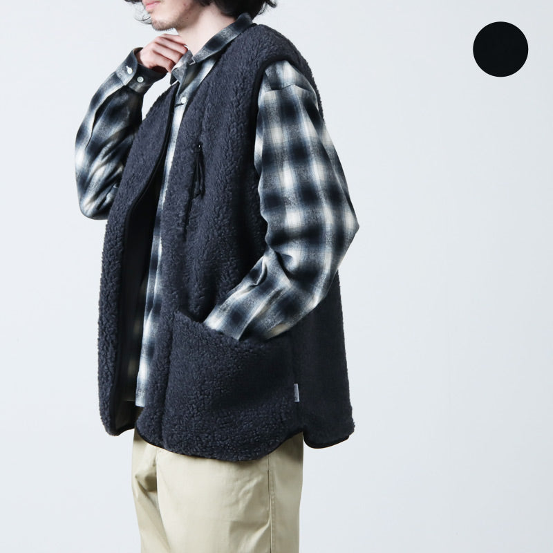 THE NORTH FACE PURPLE LABEL(ザ ノースフェイス パープルレーベル) Wool Boa WINDSTOPPER Field Vest