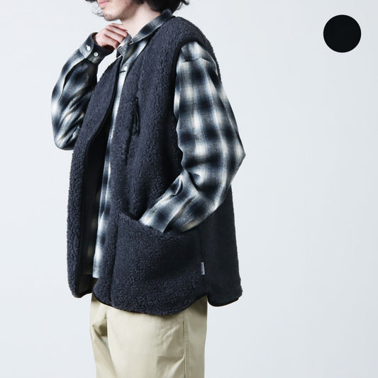 THE NORTH FACE PURPLE LABEL(ザ ノースフェイス パープルレーベル) Wool Boa WINDSTOPPER Field Vest