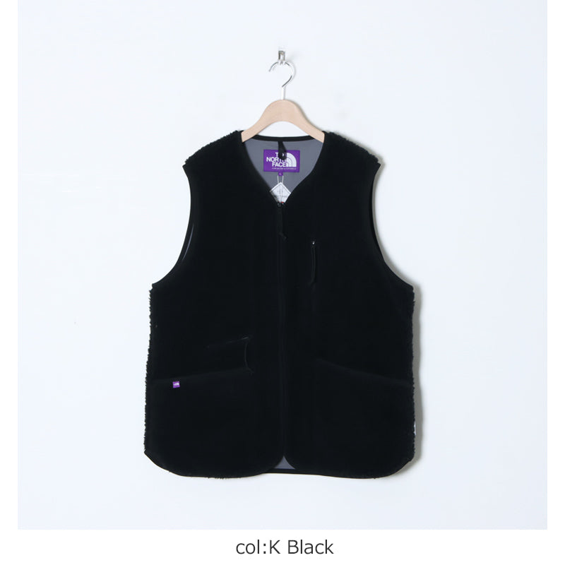 THE NORTH FACE PURPLE LABEL(ザ ノースフェイス パープルレーベル) Wool Boa WINDSTOPPER Field Vest 画像18