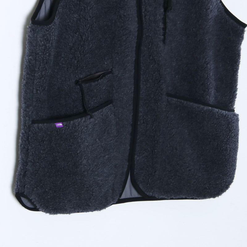 THE NORTH FACE PURPLE LABEL(ザ ノースフェイス パープルレーベル) Wool Boa WINDSTOPPER Field Vest 画像27