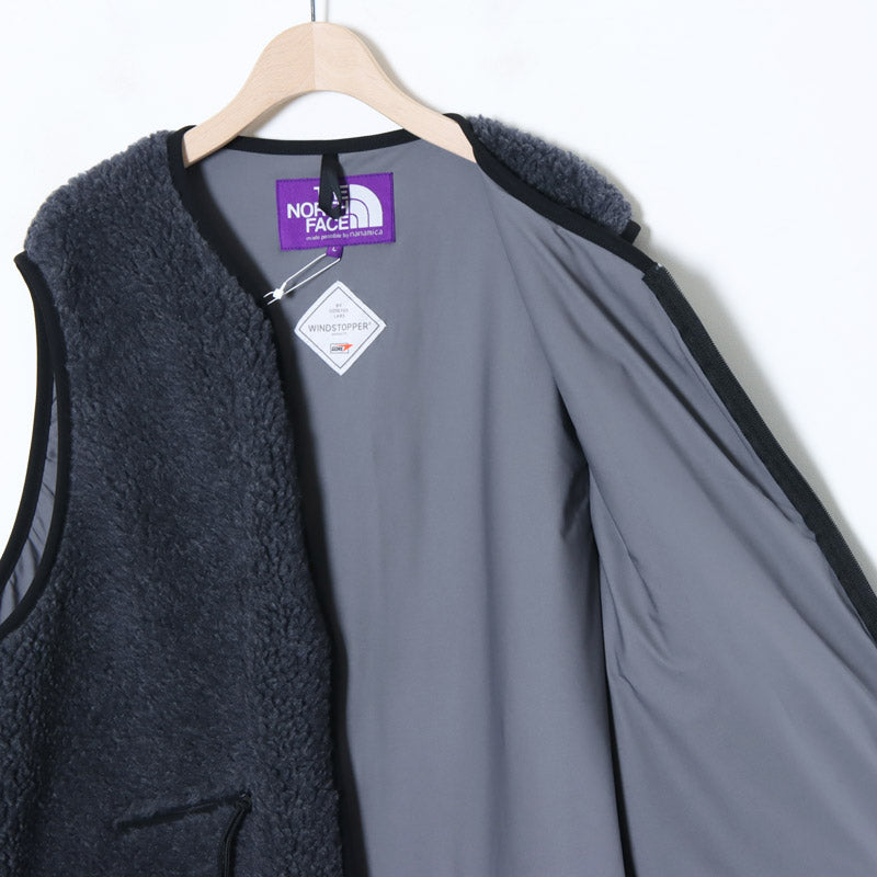 THE NORTH FACE PURPLE LABEL(ザ ノースフェイス パープルレーベル) Wool Boa WINDSTOPPER Field Vest 画像29