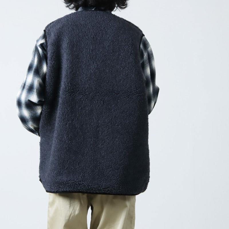 THE NORTH FACE PURPLE LABEL(ザ ノースフェイス パープルレーベル) Wool Boa WINDSTOPPER Field Vest 画像8