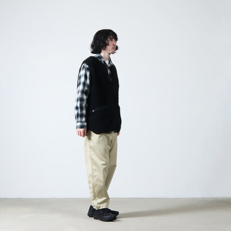 THE NORTH FACE PURPLE LABEL(ザ ノースフェイス パープルレーベル) Wool Boa WINDSTOPPER Field Vest 画像10