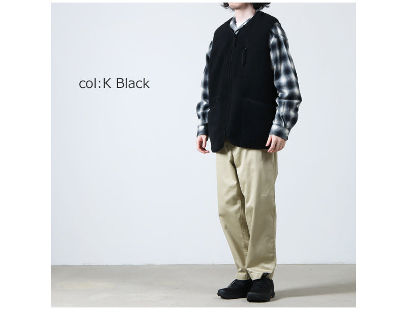 THE NORTH FACE PURPLE LABEL(ザ ノースフェイス パープルレーベル) Wool Boa WINDSTOPPER Field Vest 画像23