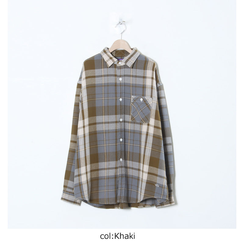 THE NORTH FACE PURPLE LABEL(ザ ノースフェイス パープルレーベル) Flannel Plaid Field Shirt 画像15