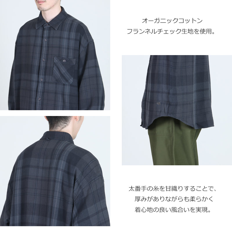 THE NORTH FACE PURPLE LABEL(ザ ノースフェイス パープルレーベル) Flannel Plaid Field Shirt 画像4