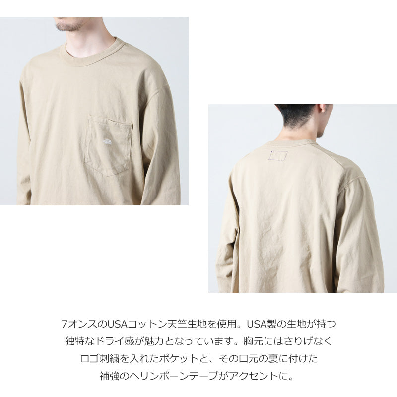 THE NORTH FACE PURPLE LABEL(ザ ノースフェイス パープルレーベル) 7oz Long Sleeve Pocket Tee 画像5