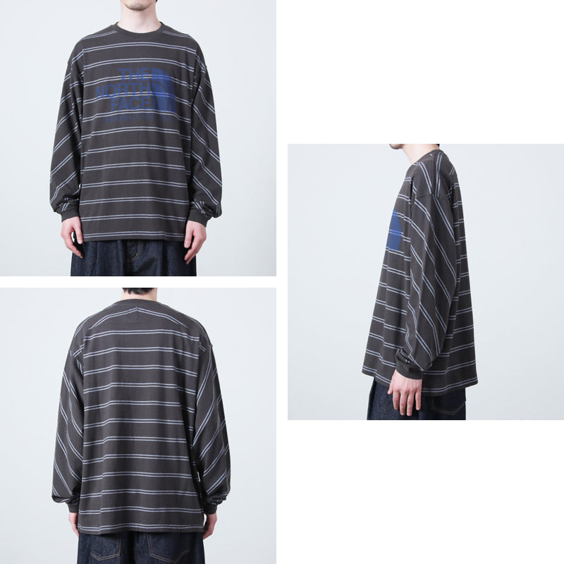 THE NORTH FACE PURPLE LABEL(ザ ノースフェイス パープルレーベル) Field Long Sleeve Striped Tee 画像3