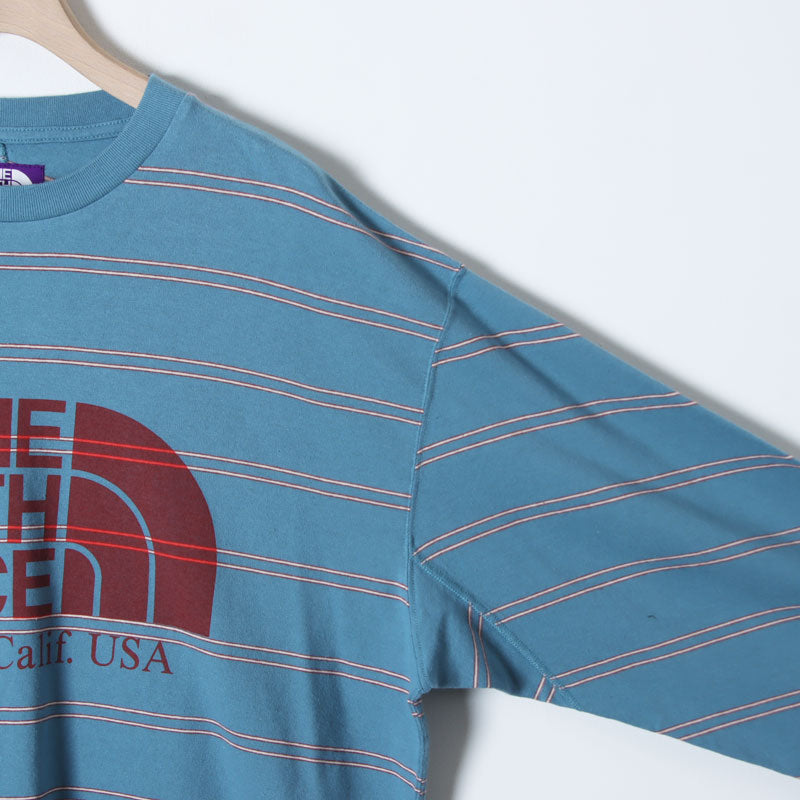 THE NORTH FACE PURPLE LABEL(ザ ノースフェイス パープルレーベル) Field Long Sleeve Striped Tee 画像31