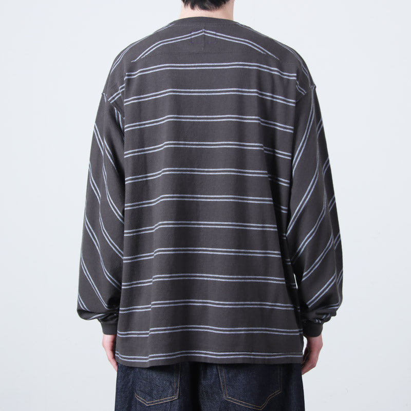 THE NORTH FACE PURPLE LABEL(ザ ノースフェイス パープルレーベル) Field Long Sleeve Striped Tee 画像13