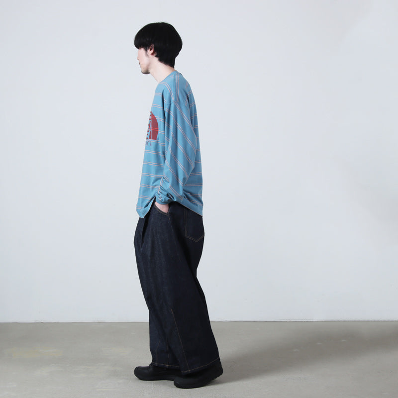 THE NORTH FACE PURPLE LABEL(ザ ノースフェイス パープルレーベル) Field Long Sleeve Striped Tee 画像21