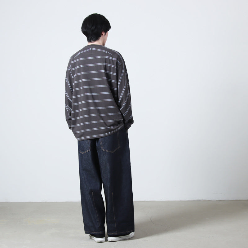 THE NORTH FACE PURPLE LABEL(ザ ノースフェイス パープルレーベル) Field Long Sleeve Striped Tee 画像23
