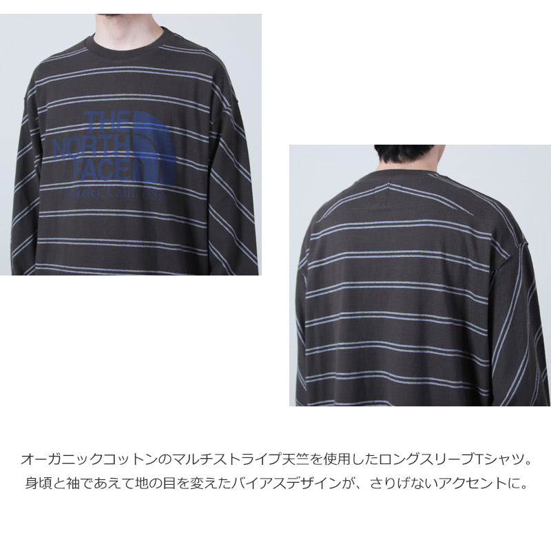 THE NORTH FACE PURPLE LABEL(ザ ノースフェイス パープルレーベル) Field Long Sleeve Striped Tee 画像5