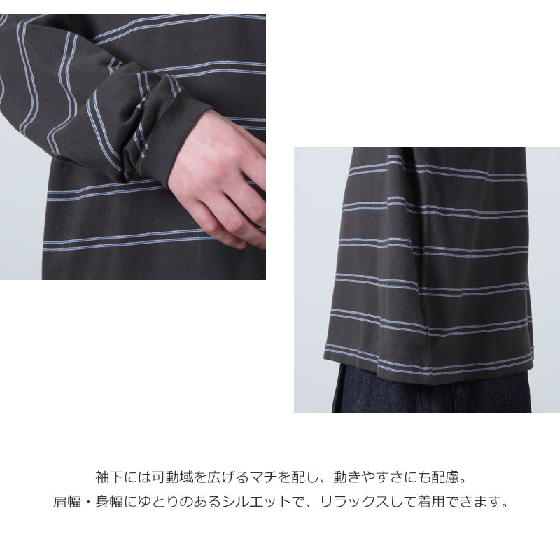 THE NORTH FACE PURPLE LABEL(ザ ノースフェイス パープルレーベル) Field Long Sleeve Striped Tee 画像6