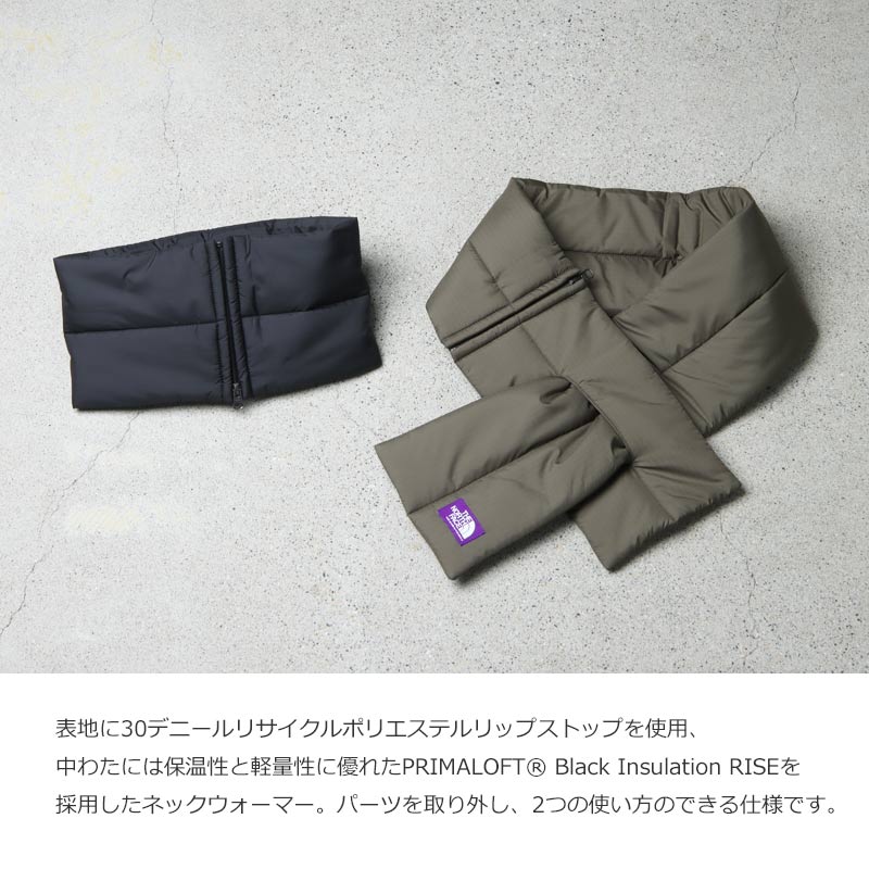 THE NORTH FACE PURPLE LABEL(ザ ノースフェイス パープルレーベル) Field Insulation 2Way Neck Warmer 画像3
