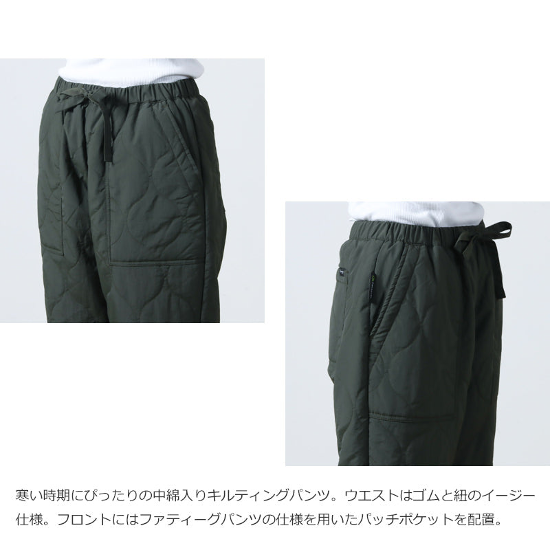 AXESQUIN(アクシーズクイン) QUILTED FATIGUE PANTS 2.0 画像4