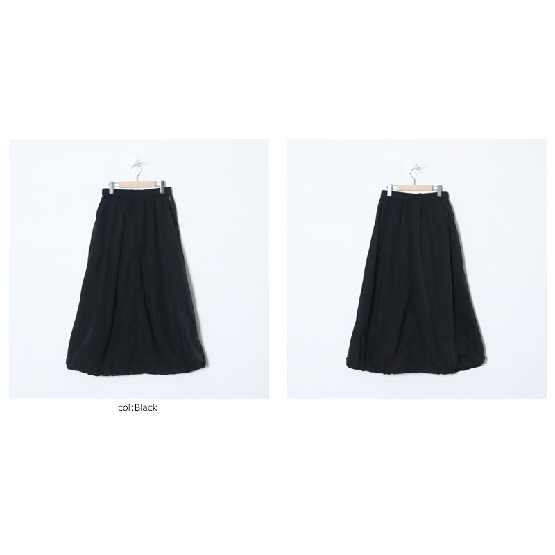 AXESQUIN(アクシーズクイン) NYLON TAFFTA EASY SKIRT 画像2