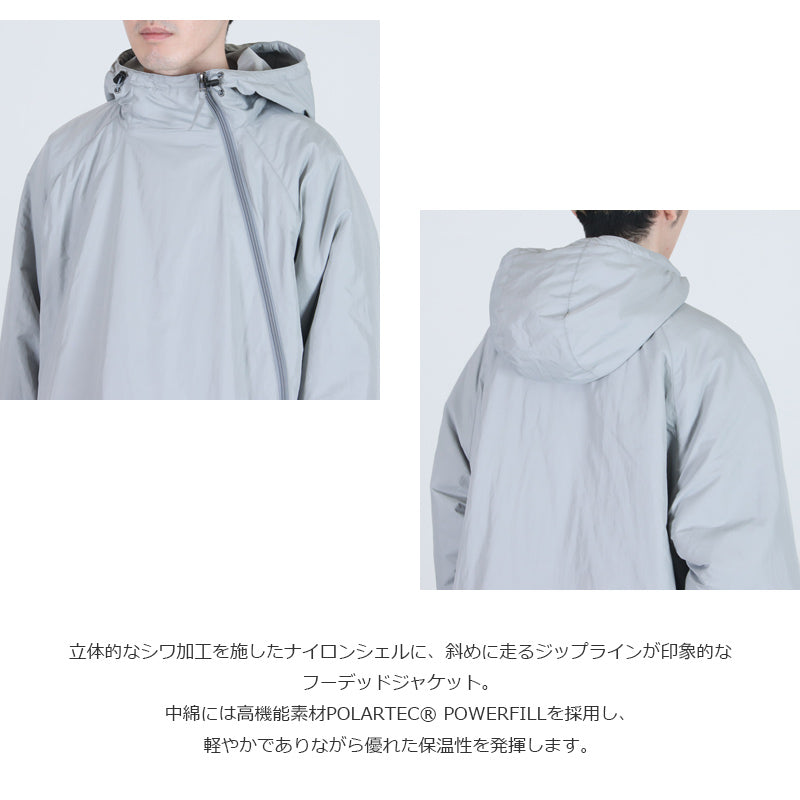 AXESQUIN(アクシーズクイン) BIAS ZIP INSULATED JACKET 画像4