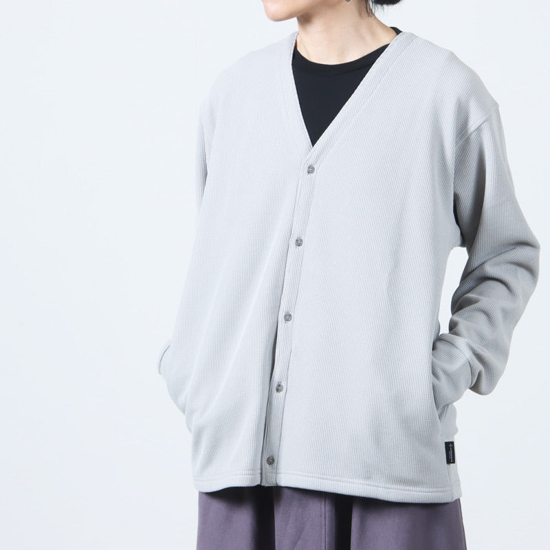 AXESQUIN(アクシーズクイン) QD ECO WAFFLE CARDIGAN 画像9