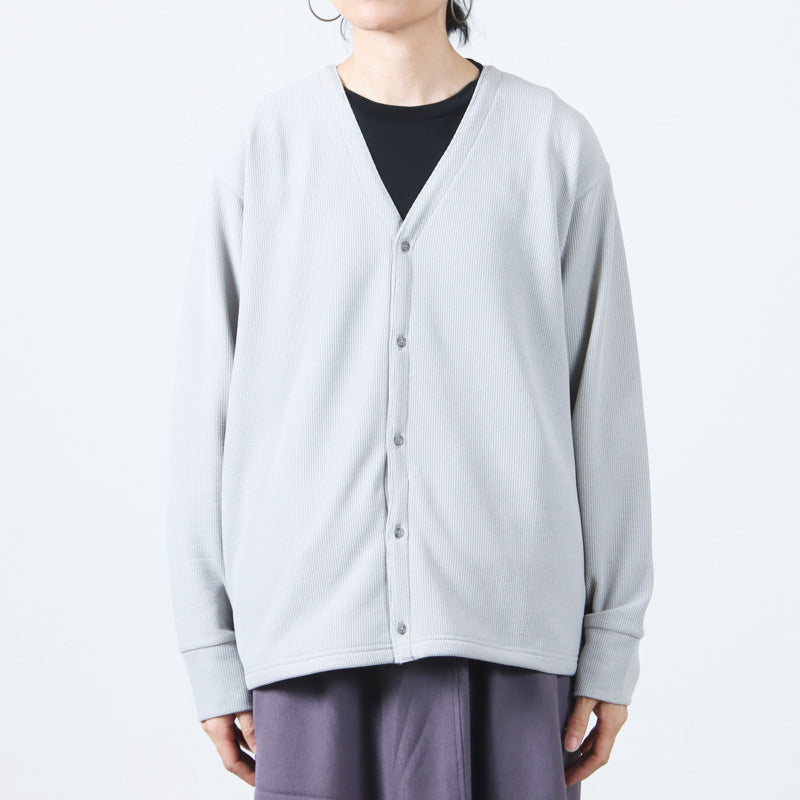 AXESQUIN(アクシーズクイン) QD ECO WAFFLE CARDIGAN 画像14