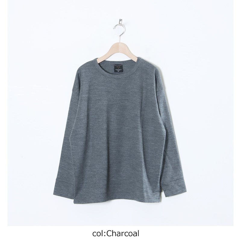 AXESQUIN(アクシーズクイン) MERINOWOOL BASIC L/S TEE 画像18