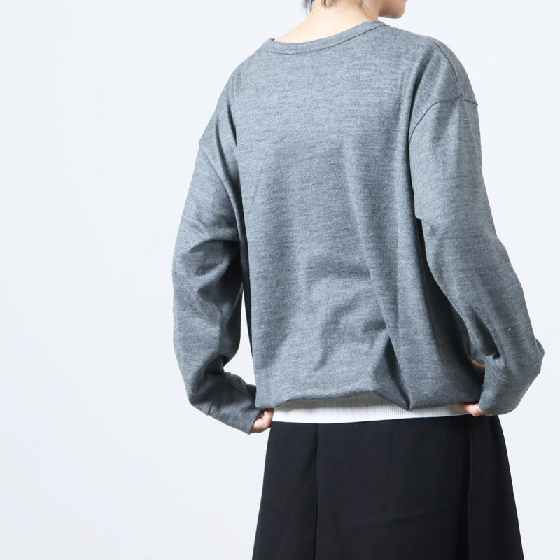 AXESQUIN(アクシーズクイン) MERINOWOOL BASIC L/S TEE 画像10