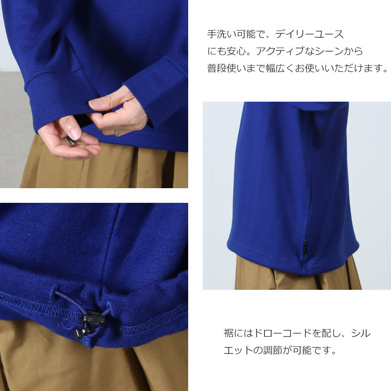 AXESQUIN(アクシーズクイン) MERINOWOOL BASIC L/S TEE 画像6