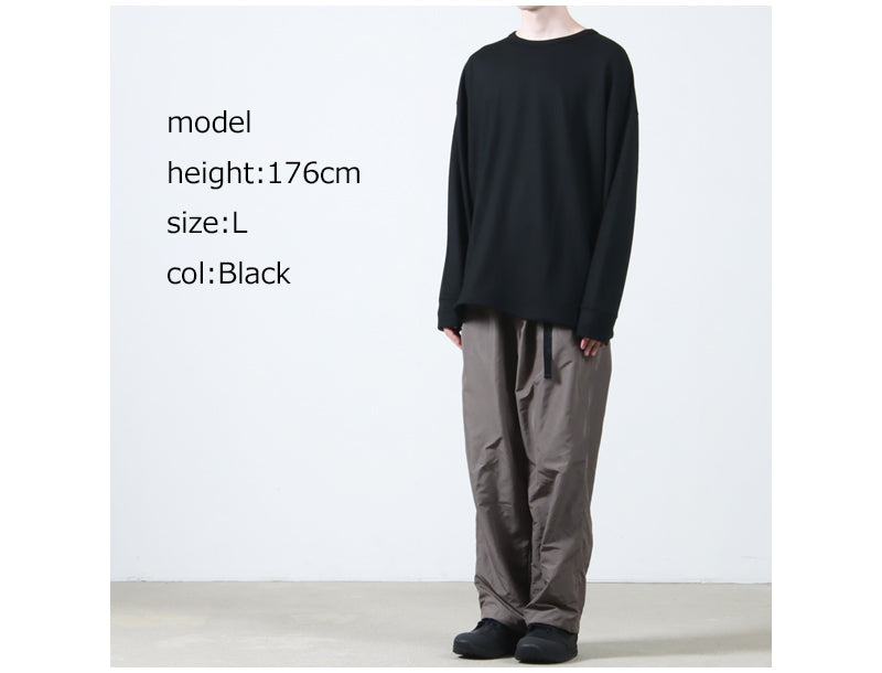 AXESQUIN(アクシーズクイン) MERINOWOOL BASIC L/S TEE 画像26