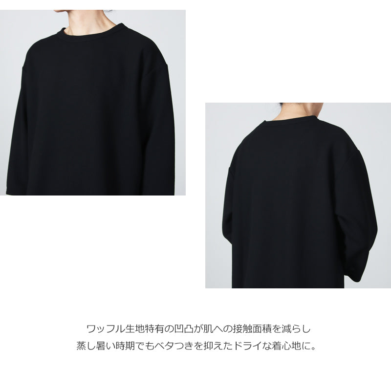 AXESQUIN(アクシーズクイン) QD ECO WAFFLE FOOTBALL TEE 画像5