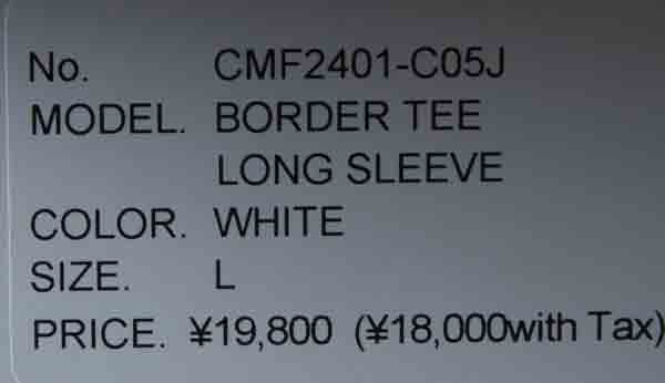 COMFY OUTDOOR GARMENT(コムフィアウトドアガーメント) BORDER TEE LS 画像31