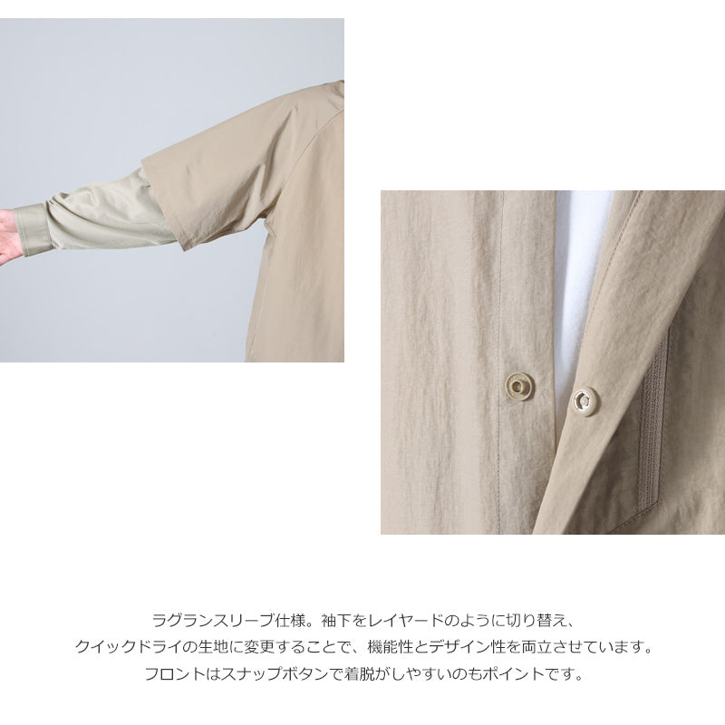 COMFY OUTDOOR GARMENT(コムフィアウトドアガーメント) NO COLLAR SHIRTS 画像6