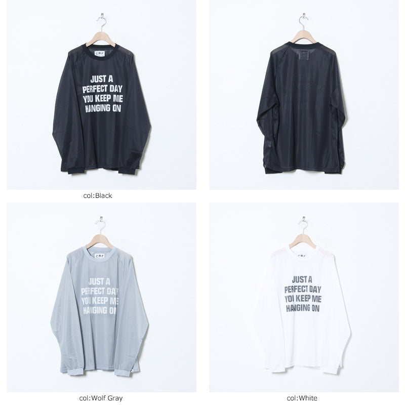 COMFY OUTDOOR GARMENT(コムフィアウトドアガーメント) QUICK DRY MESH TEE L/S 画像2