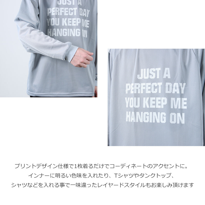 COMFY OUTDOOR GARMENT(コムフィアウトドアガーメント) QUICK DRY MESH TEE L/S 画像5