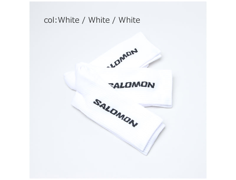 Salomon(サロモン) EVERYDAY CREW 3-PACK 「WHITE WHITE WHITE」 画像7