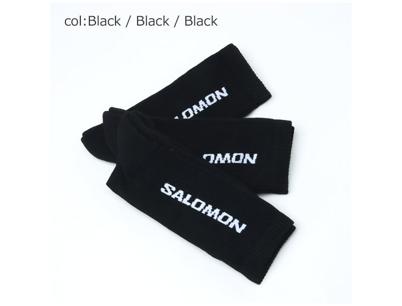 Salomon(サロモン) EVERYDAY CREW 3-PACK 「BLACK BLACK BLACK」 画像7