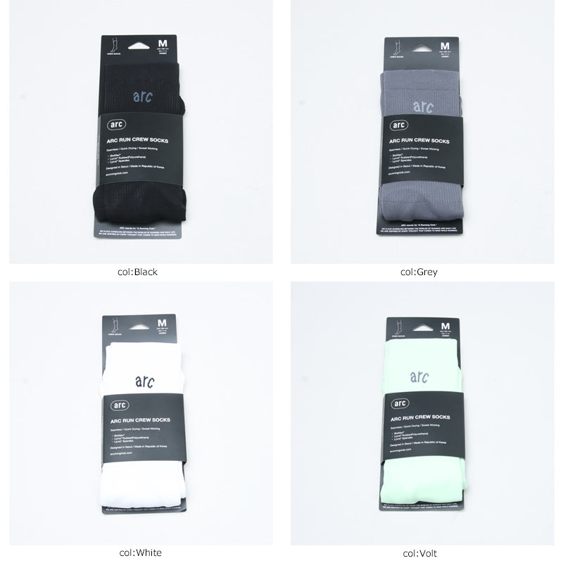 ARC(エーアールシー) Run Crew Socks 画像2