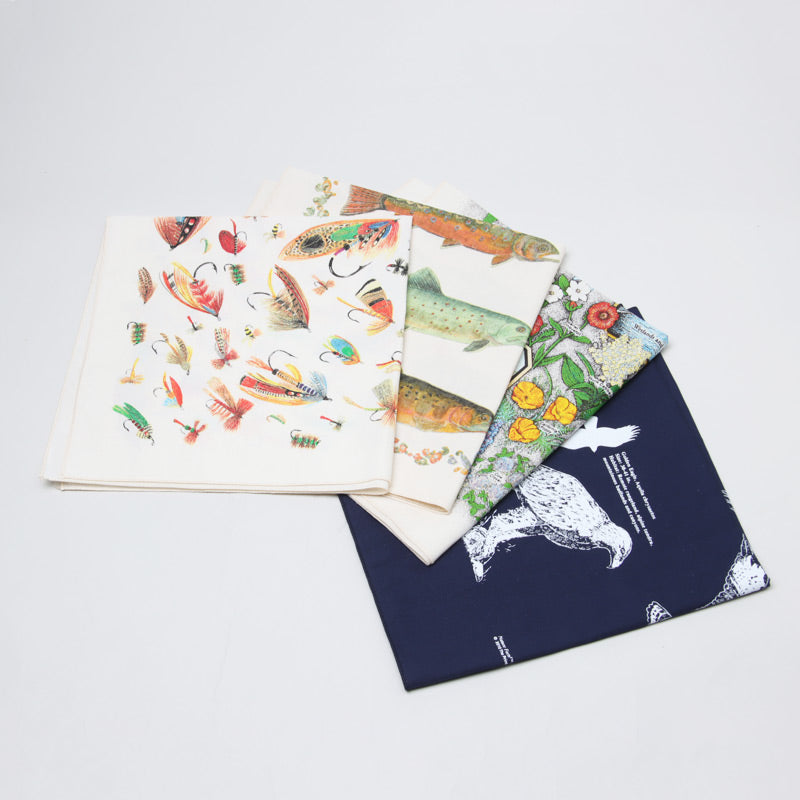 Printed Image(プリンティッドイメージ) ネイチャープリントバンダナ